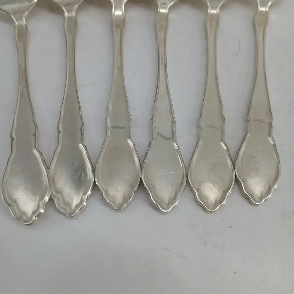 6X SF Rogers Oneida ALOUETTE Silverplate Salad Forks 1978
